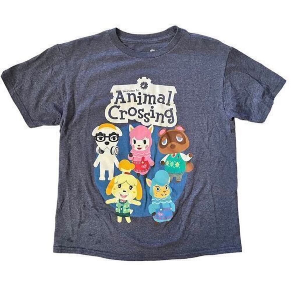 Nintendo Animal Crossing Heather Navy Blue Tee
